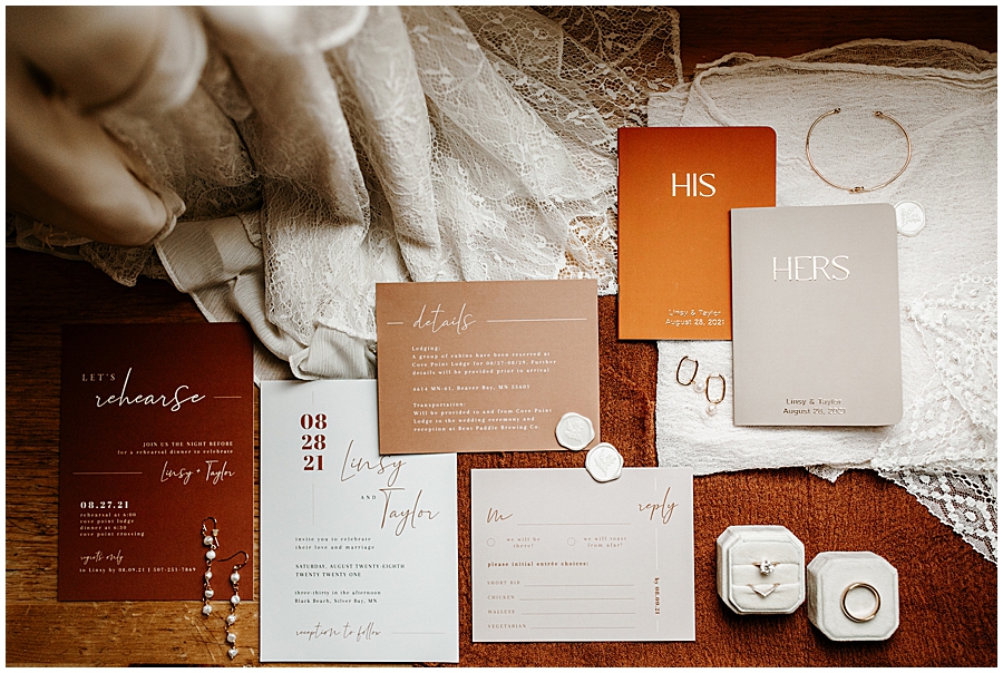 wedding stationery and invitation suite